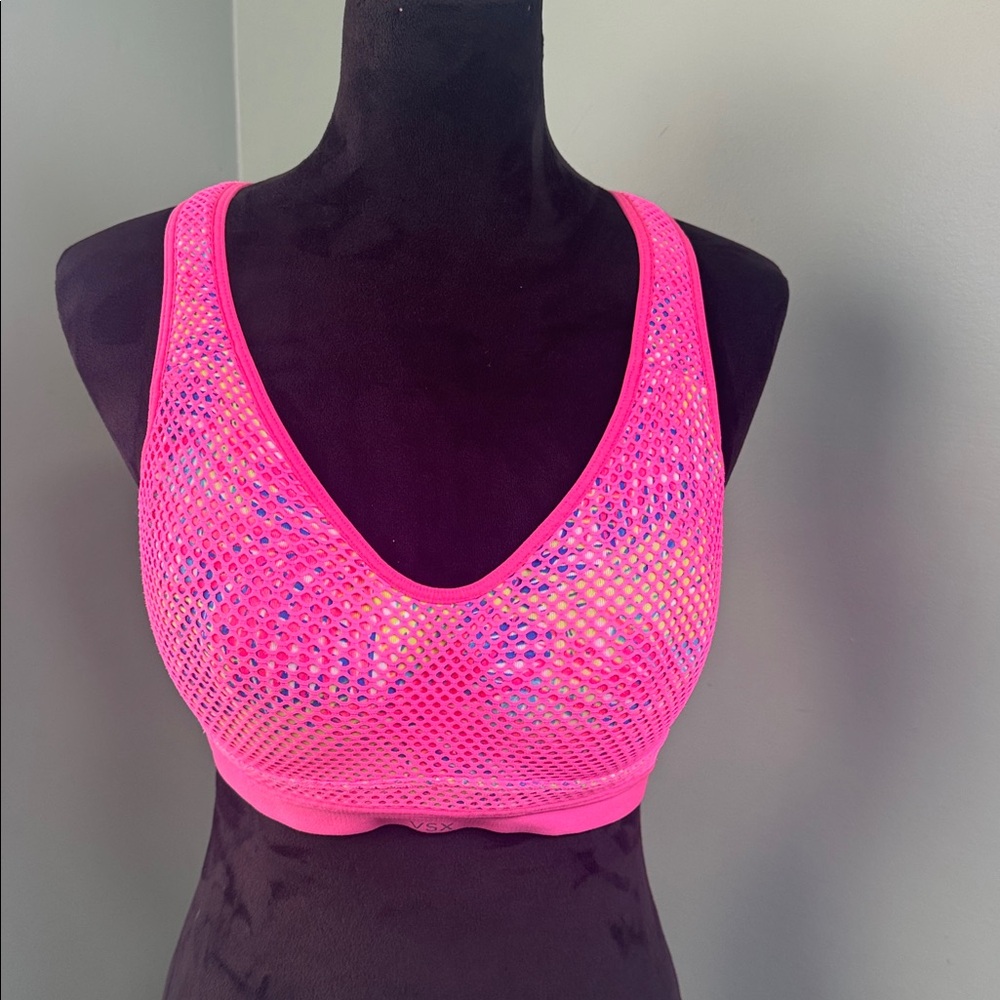 Victoria’s Secret sports bra, 34D